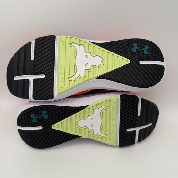 Under Armour UA Project Rock BSR 3 Training Shoes Orange Mens Size 6.5 Women’s 8 - Picture 7 of 9